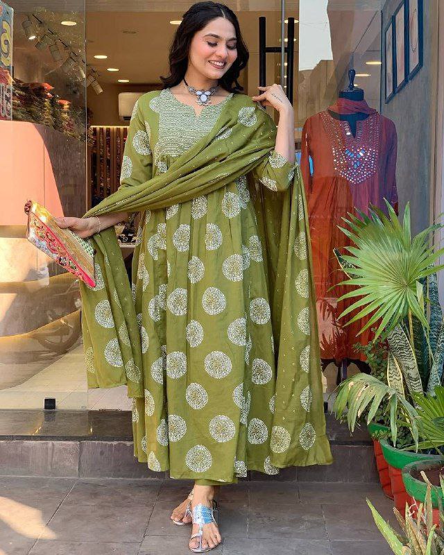 Premium Ethnic Kurti Palazzo Dupatta Combo