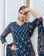 Cambric Cotton Kurti Pant Dupatta Set