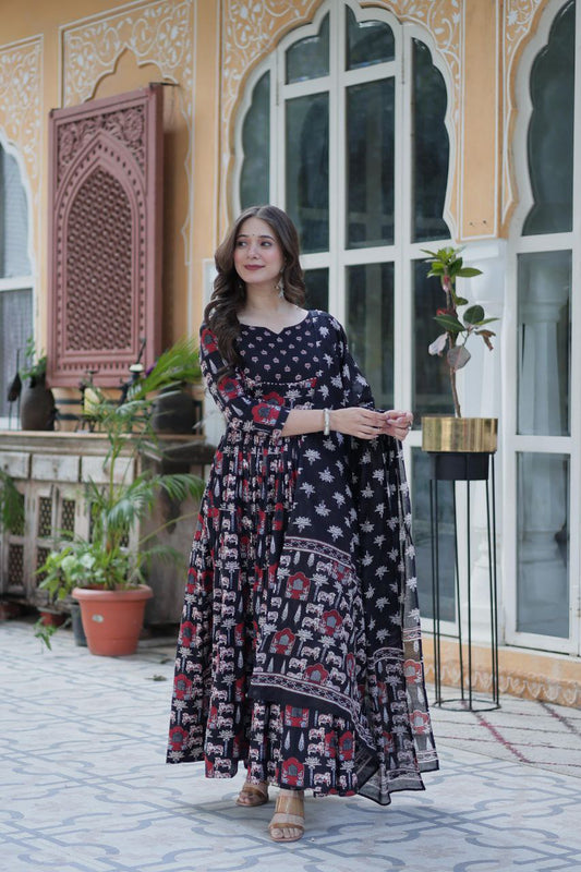 Premium Best Readymade Kurti With Pant & Dupatta Set