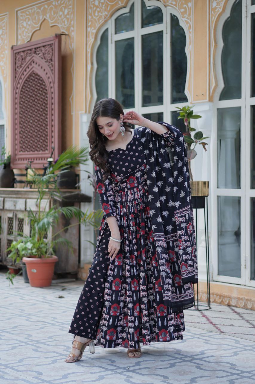 Premium Best Readymade Kurti With Pant & Dupatta Set