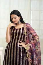 Premium 3-Piece Readymade Top, Sharara & Dupatta Set