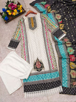 Heavy Micro Cotton Pants With Elastic Waist